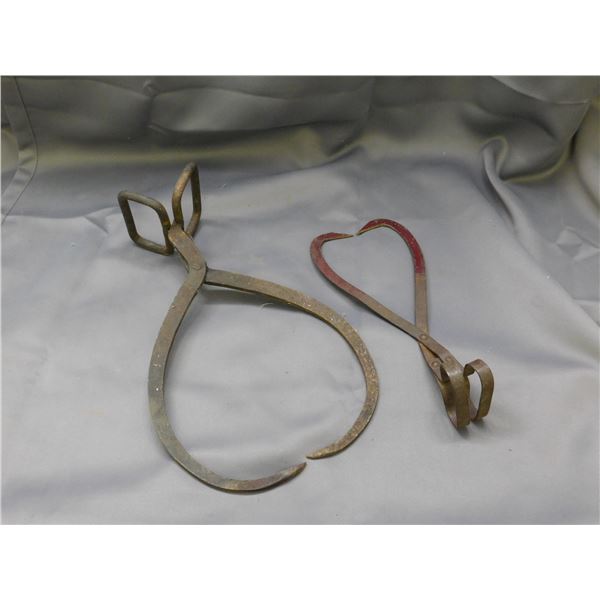 Pair of Antique Ice Tongs