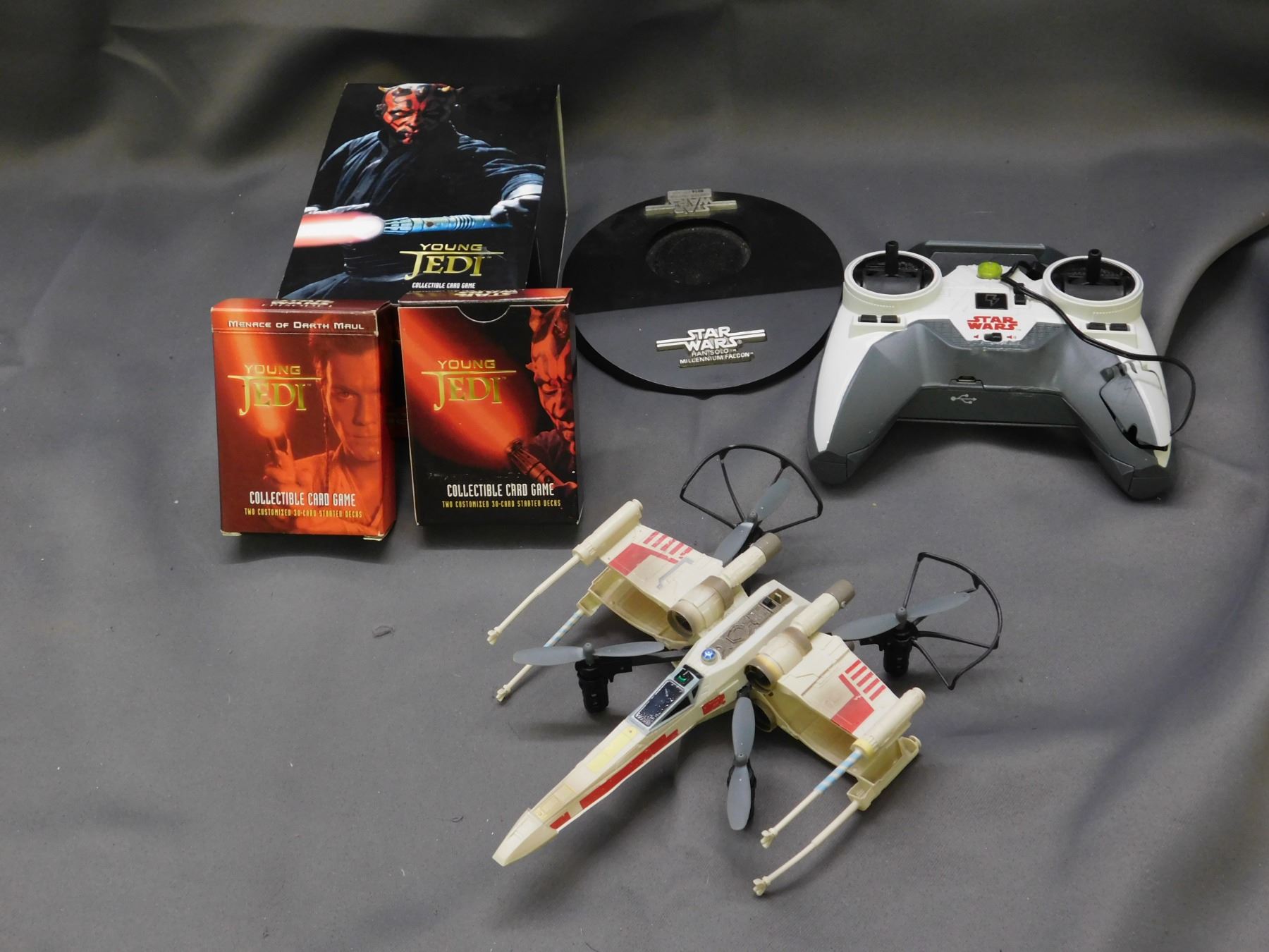Star Wars Items Lot: X-Wing Remote Control Toy Air Hogs Drone, Young ...