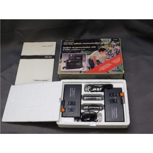 TwoWay Audionic Communication System Realistic Voice Operated TRC504