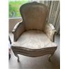 Image 1 : Pink Upholstered Floral Chair