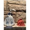 Image 2 : Two Porcelain Figurines - Coalport "Natalie" & Elegant Woman in Blue Ballgown