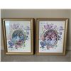 Image 1 : Two Floral-Themed Framed Prints