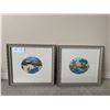 Image 1 : Two Framed Needlepoint Artworks of Outdoor Scenery