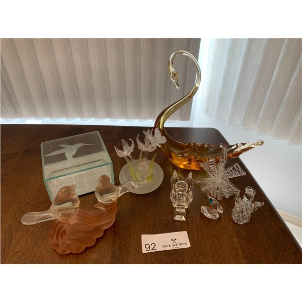 Assortment of Collectible Glass Pieces