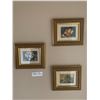 Image 1 : 3 x Small Framed Oil on Canvas Pantings (6" x 7")