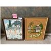Image 1 : 2 x Needlepoint Scenery Artworks