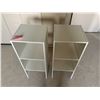Image 2 : 2 x Wooden Vertical Shelving Units (30"H x 12"W x 11.5"D)