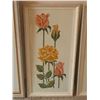 Image 3 : 3 x Needlepoint Floral Artworks