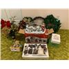 Image 1 : Assortment of Christmas Decorations - Thomas Kinkade!
