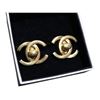 Image 1 : Chanel Turn Lock Earrings