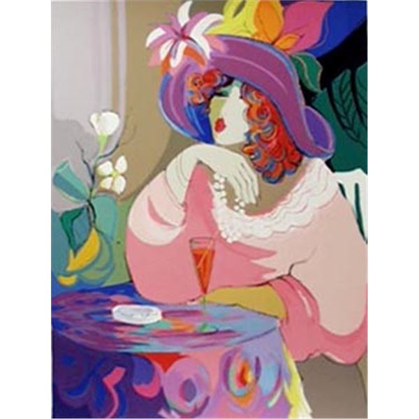 Champagne Girl by Isaac Maimon