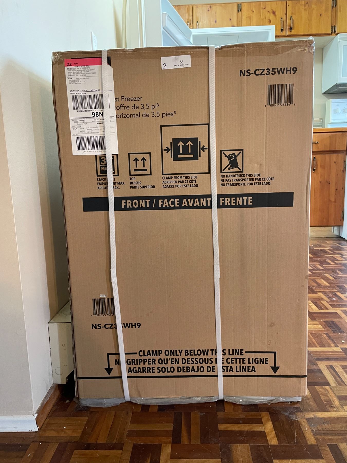 Insignia 3.5 Cubic Ft Chest Freezer New In Box Never Opened Beck