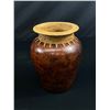 Image 1 : Basketry Top Pottery Vase