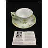 Image 1 : Lissi Kaplan Designed Fine Art Porcelain Painted Tea Cup & Saucer & Homedics Aroma Diffuser