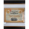 Image 2 : Vintage Framed North Butte Mining Company Shares Certificate & Alaska United Gold Mining Company