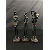 Image 2 : Lot Of Home Décor - 3 African Figurines, Trinket Boxes & More