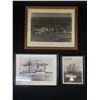 Image 1 : Vintage Framed Lot Of Nautical Ships