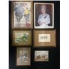 Image 1 : Vintage Lot Of Framed Pictures also Queen Elizabeth II & Norman Rockwell