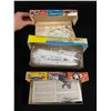 Image 2 : 3 Vintage Model Airplane Kits - ME-163 Komet, Douglas D-558-2 Skyrocket & Mister Mulligan Plane