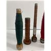 Image 2 : Antique Wooden Bobbin & Spools