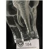 Image 3 : Mid-Century Mats Jonasson Lead Crystal Elephant - Made In Sweden