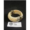 Image 1 : Fabulous Carved Bone Bracelet w/Pin Lock Closure