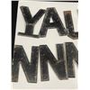 Image 2 : 10 Vintage Metal Letters From Grocery Store