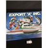 Image 2 : 1990 Export A Inc Hydroplane Sign, Plastic Approx 15"x 21"