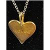 Image 2 : 925 Sterling Chain & 2 Pdts. - Heart Shaped Stone & Heart