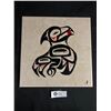 Image 1 : Vintage Hand Painted Haida Design On Tile, Signed