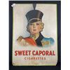 Image 1 : Vintage Cardboard Sweet Caporal Cigarettes Sign approx. 37" x 27" NO SHIPPING