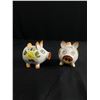 Image 2 : Cute Pigs & Donkeys Ceramic Salt & Pepper Shakers