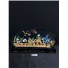 Image 1 : Vintage Asian Panda Diorama Behind Glass Approx. 19" x 10"