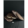 Image 1 : 6 Brown Memory Foam Chair Pads. Soft Comfort - Non Slip Backing. 16" x16"