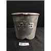 Image 1 : Vintage Wall Mounted Metal Sipco Dunking Station Smoking Receptacle Ashtray w/ Lid & Removable Baske