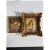 Image 2 : Lot Of Vintage Pictures,(1 Is Needlepoint) In Ornate Frames