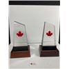 Image 1 : 2 Vintage Canadian Airlines Presentation Pieces without Plaques