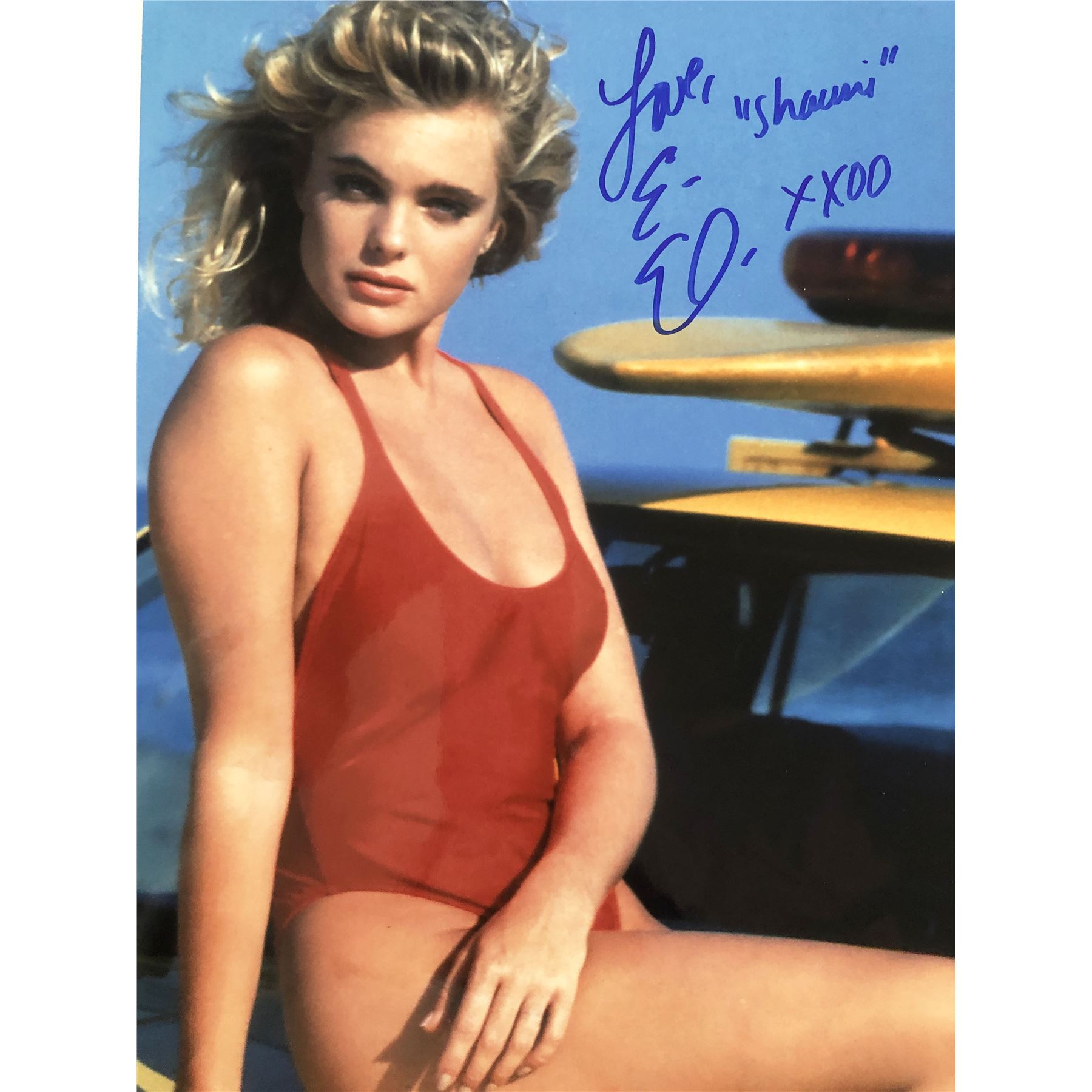 Baywatch Erika Eleniak Signed Photo baywatch-erika-eleniak-signed-photo
