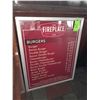 Image 2 : Original The Fireplace Restaurant - Grill Light Up Menu Board Sign - Burgers
