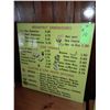 Image 2 : Original The Fireplace Restaurant - Breakfast Menu Board Sign - Brekfast Sandwiches, Side Orders, Pl