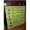 Image 1 : Original The Fireplace Restaurant - Breakfast Menu Board Sign - Specialty Omelettes