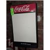 Image 1 : The Fireplace Restaurant - Coca Cola Free Standing Menu Board Sign W/ Base