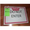 Image 1 : The Fireplace Restaurant - "Do Not Enter" Sign