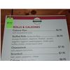 Image 2 : Original The Fireplace Restaurant - Pizza Menu Board Sign - Rolls & Calzones