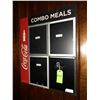 Image 1 : The Fireplace Restaurant - Coca Cola Combo Meals Menu Board
