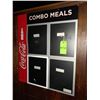 Image 1 : The Fireplace Restaurant - Coca Cola Combo Meals Menu Board
