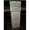 Image 1 : The Fireplace Restaurant - Gifford's Ice Cream Menu Board Sign With Flavor Inserts