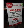 Image 1 : Original The Fireplace Restaurant - Coca Cola Welcome Directory Board Sign