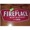 Image 1 : Original The Fireplace Restaurant - Diecut Sign Used On A Parade Float