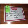Image 1 : The Fireplace Restaurant - "Steak Plate" Sign